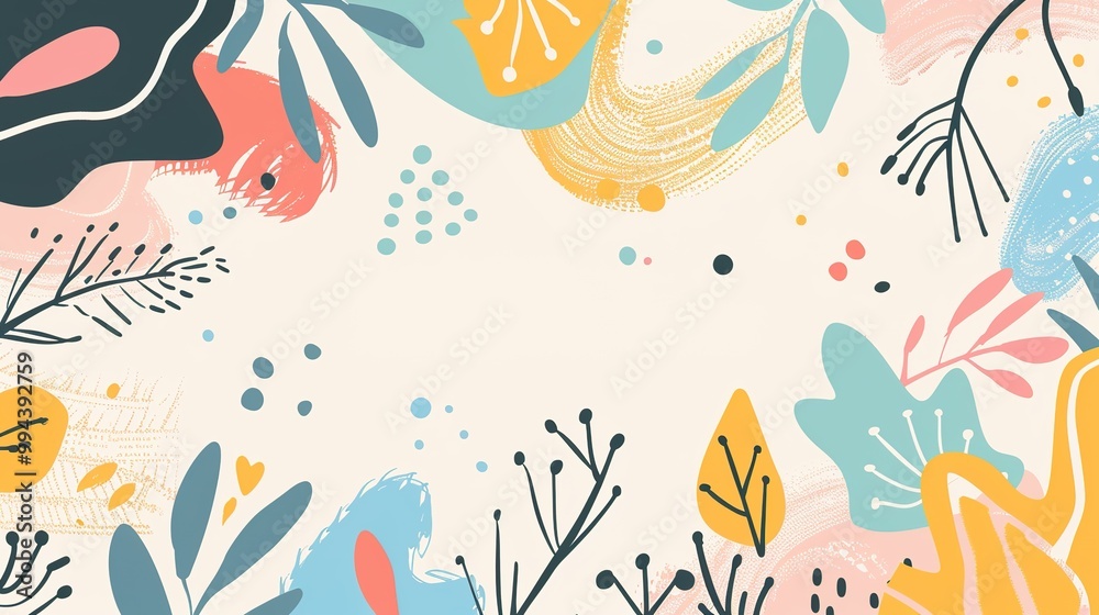 Fresh_and_minimalist_cartoon_texture_background Fresh_and_minimalist_cartoon_texture_background