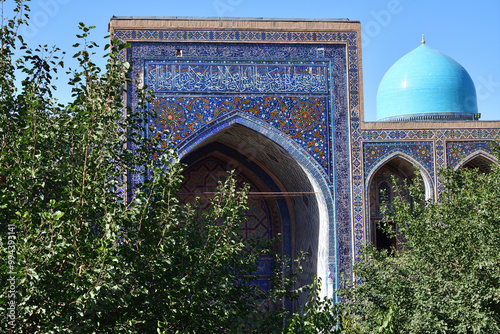 Ulugbek Madrasah on Registan Square in Samarkand. Uzbekistan photo