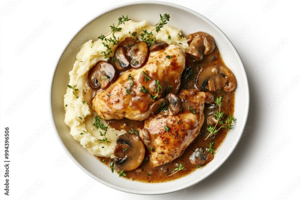 Golden Chicken Marsala with Sautéed Mushrooms Golden Chicken Marsala with Sautéed Mushrooms