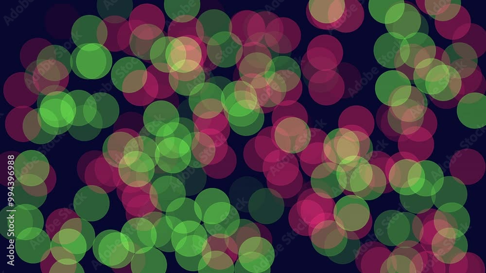 In this abstract image, vibrant green and pink circles dance and swirl on a dark backdrop, creating a mesmerizing effect of motion and energy In this abstract image, vibrant green and pink circles dance and swirl on a dark backdrop, creating a mesmerizing effect of motion and energy