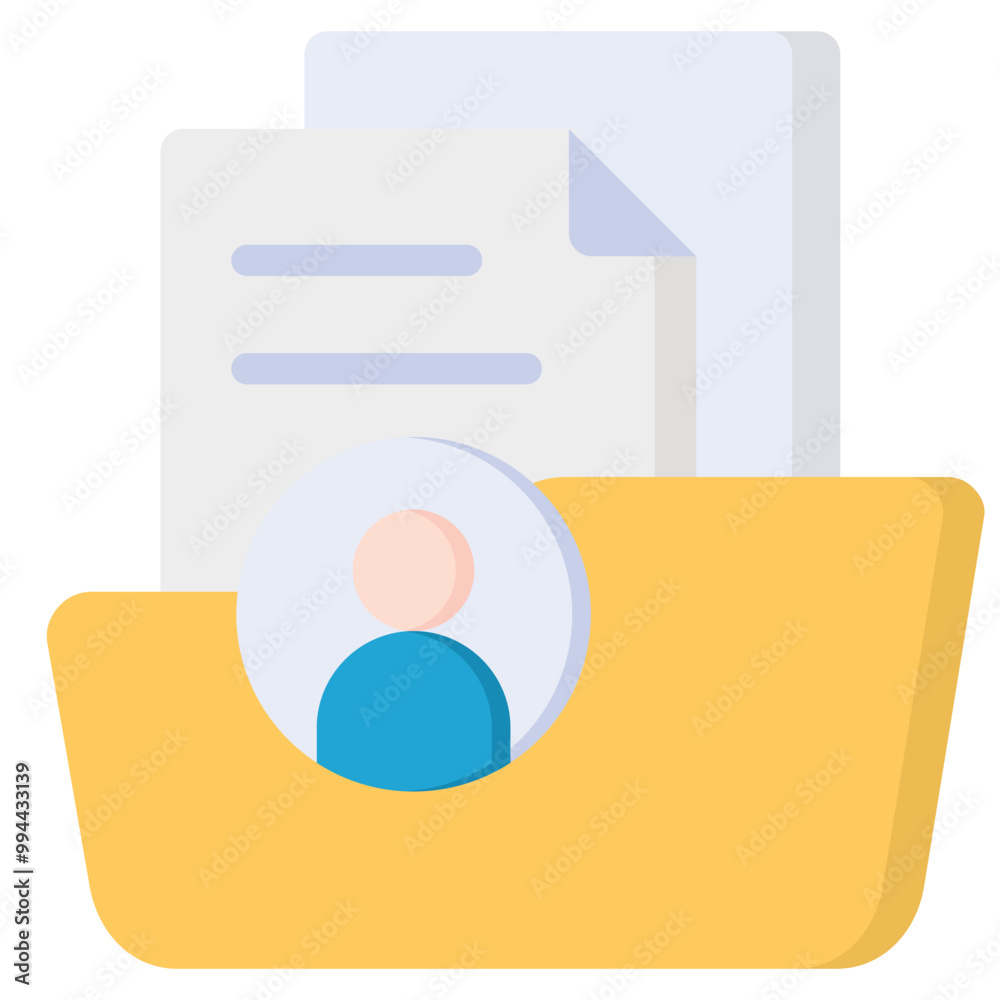 Employee Data Icon Employee Data Icon