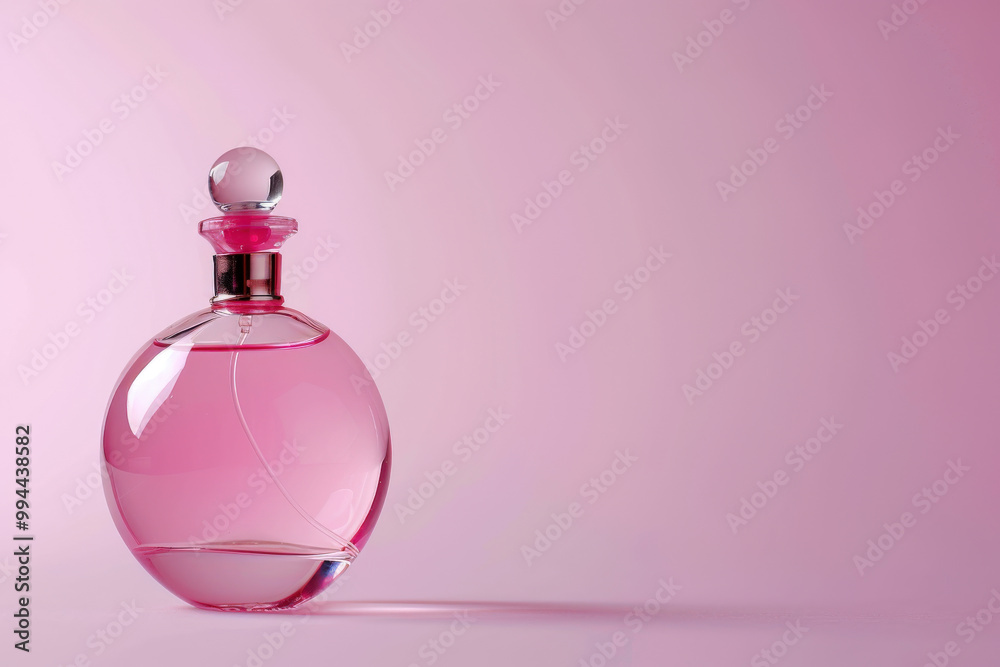 Elegant Pink Perfume Bottle at Dawn Elegant Pink Perfume Bottle at Dawn