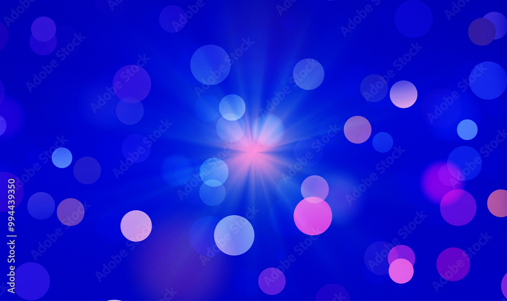 Blue bokeh background banner for Party, ad, event, poster and various design works Blue bokeh background banner for Party, ad, event, poster and various design works