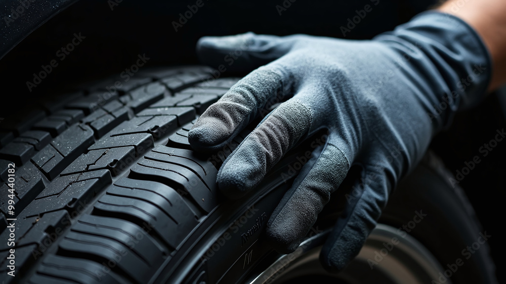 Close-Up of Hands Holding a Tire Close-Up of Hands Holding a Tire