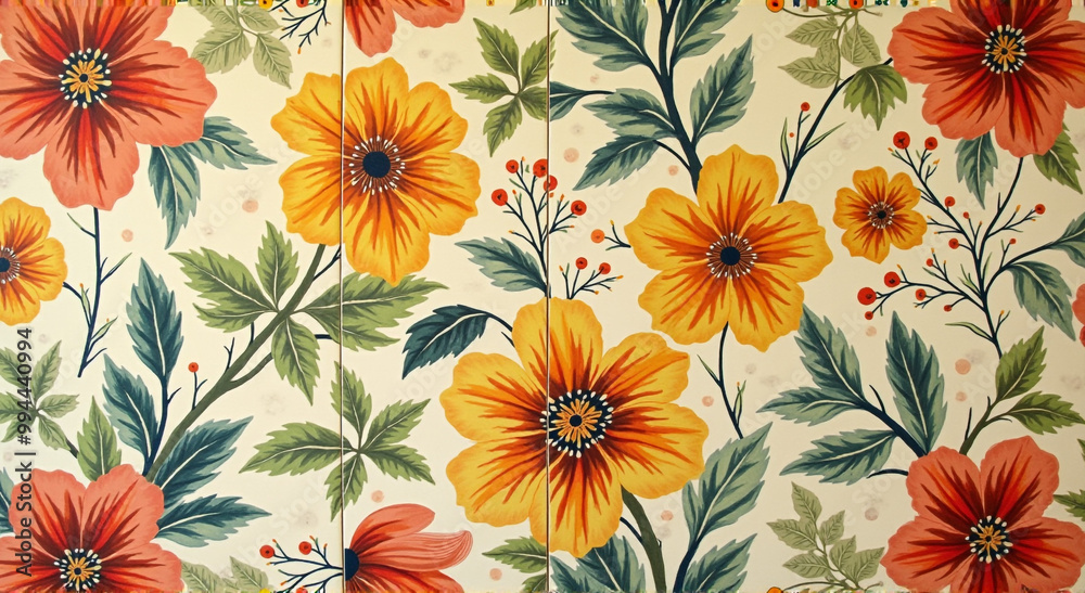 seamless floral pattern seamless floral pattern