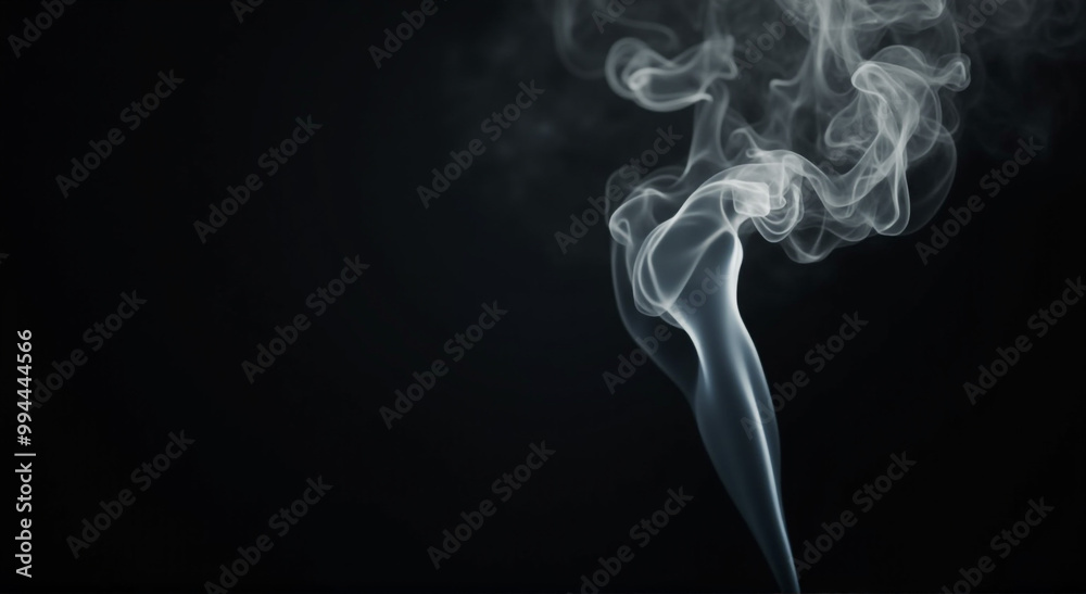 Obraz premium smoke on black background