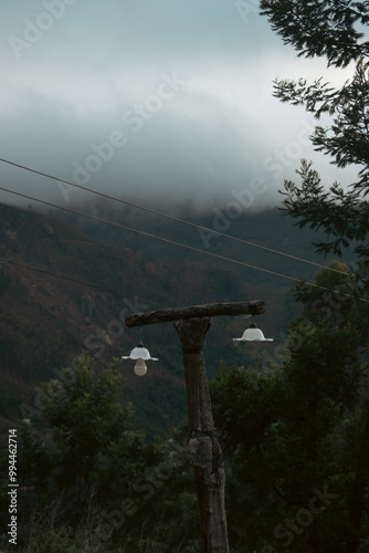 fog in the mountains