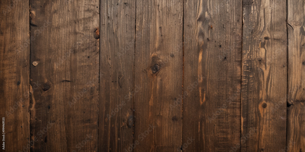 Obraz premium Old dark wood and wooden texture background. Panorama texter of wood banner background.