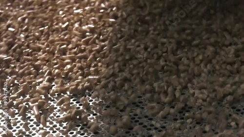 Pellet production process for home heating