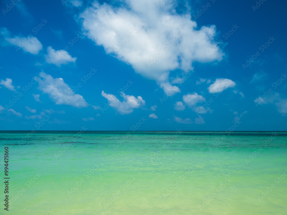 Horizon beautiful landscape summer season panorama front view tropical sea beach white sand clean blue sky cloud background calm nature ocean wave water travel holiday relax at island sun day time Horizon beautiful landscape summer season panorama front view tropical sea beach white sand clean blue sky cloud background calm nature ocean wave water travel holiday relax at island sun day time