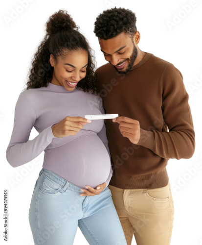 PNG Happy couple expecting baby photo