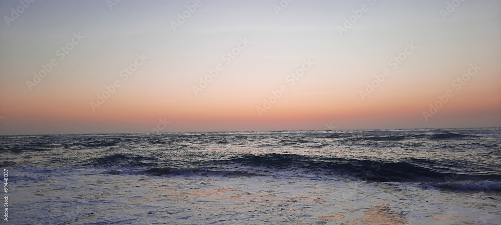Beach on the sunset moments Beach on the sunset moments