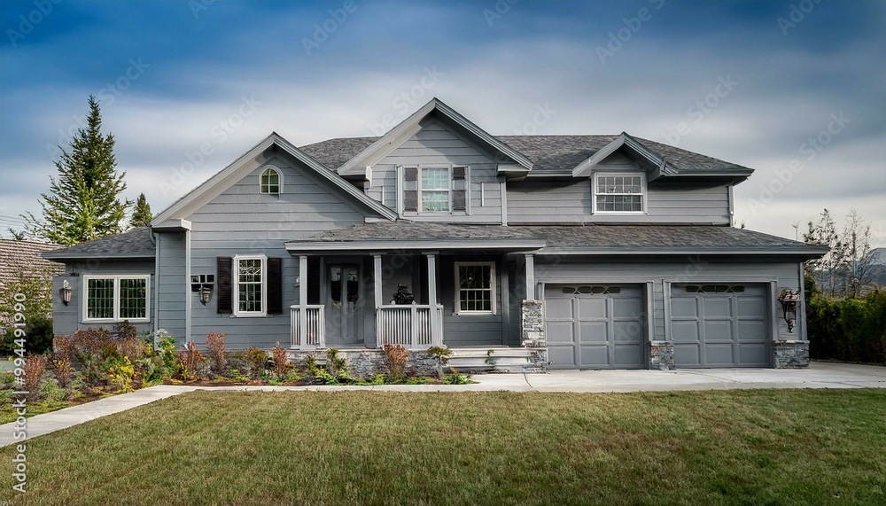 modern house in the suburbs modern house in the suburbs