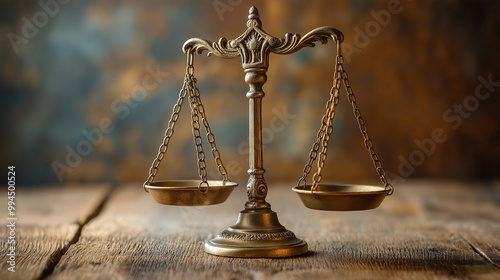 Scales of Justice, balanced scales representing judgment and reflection, with copy space, Yom Kippur