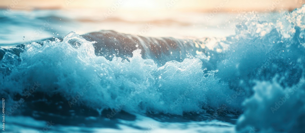 Fototapeta premium Ocean Wave Crashing