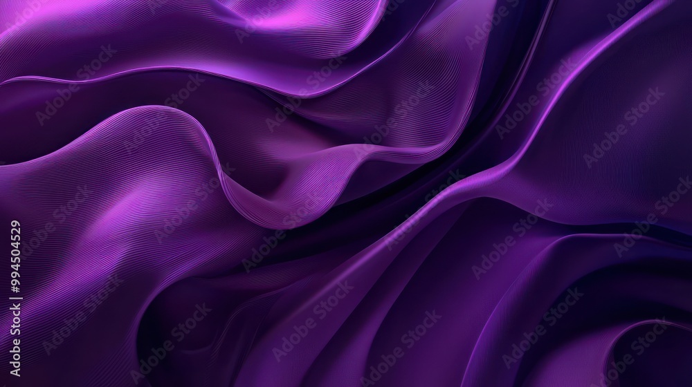 Dark Violet Wide Banner Background with Rich Color Depth Dark Violet Wide Banner Background with Rich Color Depth