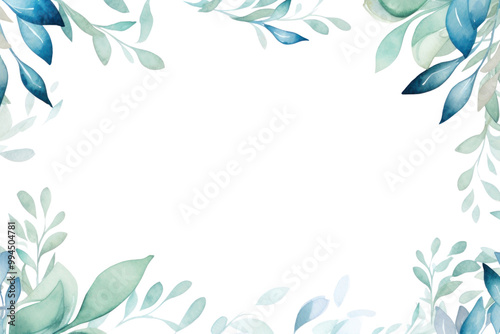 PNG Blue leave backgrounds pattern plant.