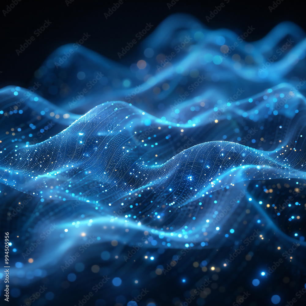 Naklejka premium abstract blue background