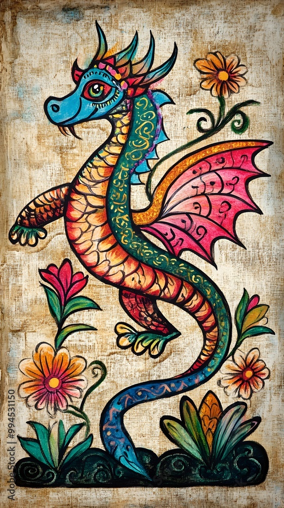 custom made wallpaper toronto digitalClassical Madhubani Painting Art, Abstract Image, Texture, Pattern Background, Wallpaper, Cover and Screen for Smartphone, PC, Laptop, 9:16 and 16:9 Aspect Ratio