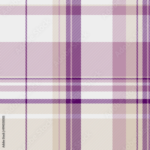 Anniversary check pattern plaid, 1940s vector fabric background. Shirt textile seamless texture tartan in white and pastel colors.