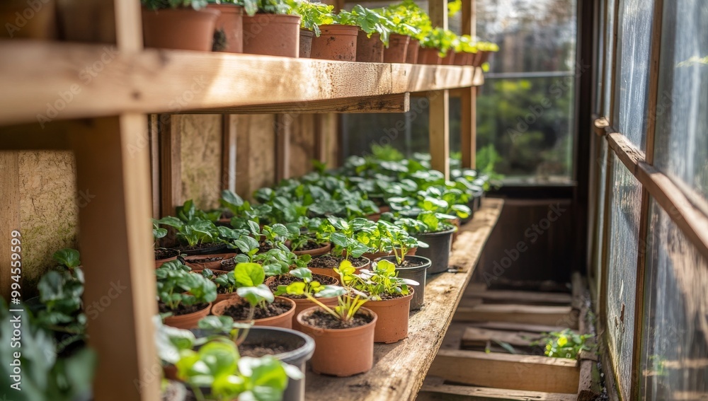 Become enchanted by a botanical sanctuary's soothing ambiance and potted plants and flowers Become enchanted by a botanical sanctuary's soothing ambiance and potted plants and flowers