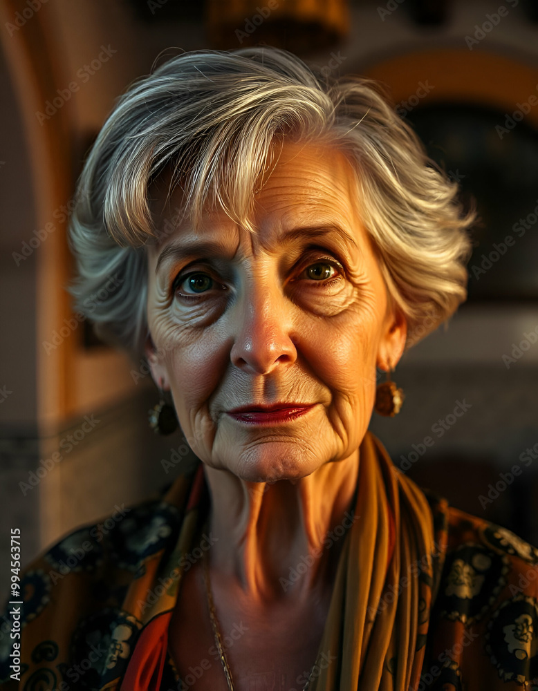 Portrait of an old woman Portrait of an old woman