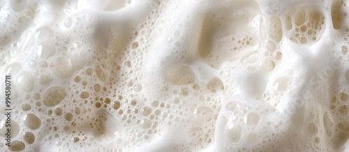 Close-up of Creamy Foam