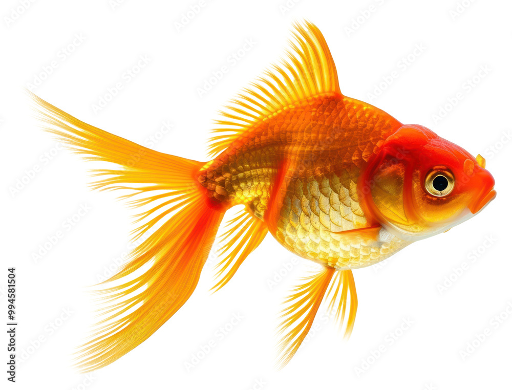 PNG Goldfish animal white background pomacentridae. PNG Goldfish animal white background pomacentridae.