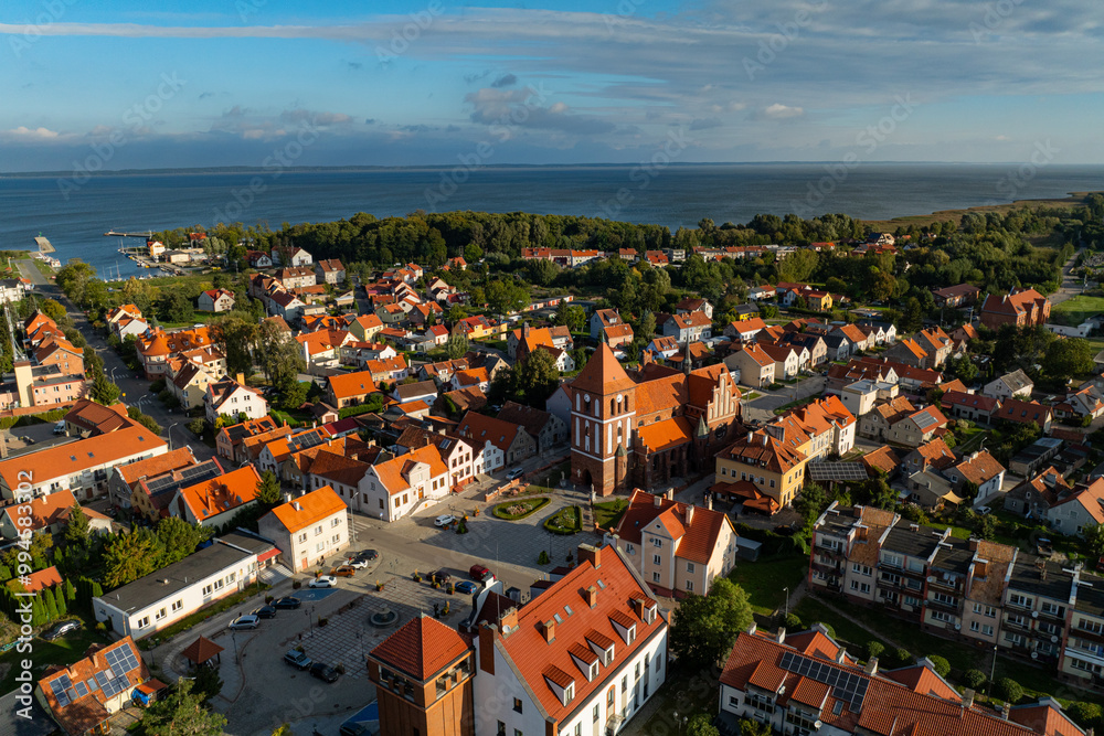tolkmicko - beautiful aerial landscape - a city with history