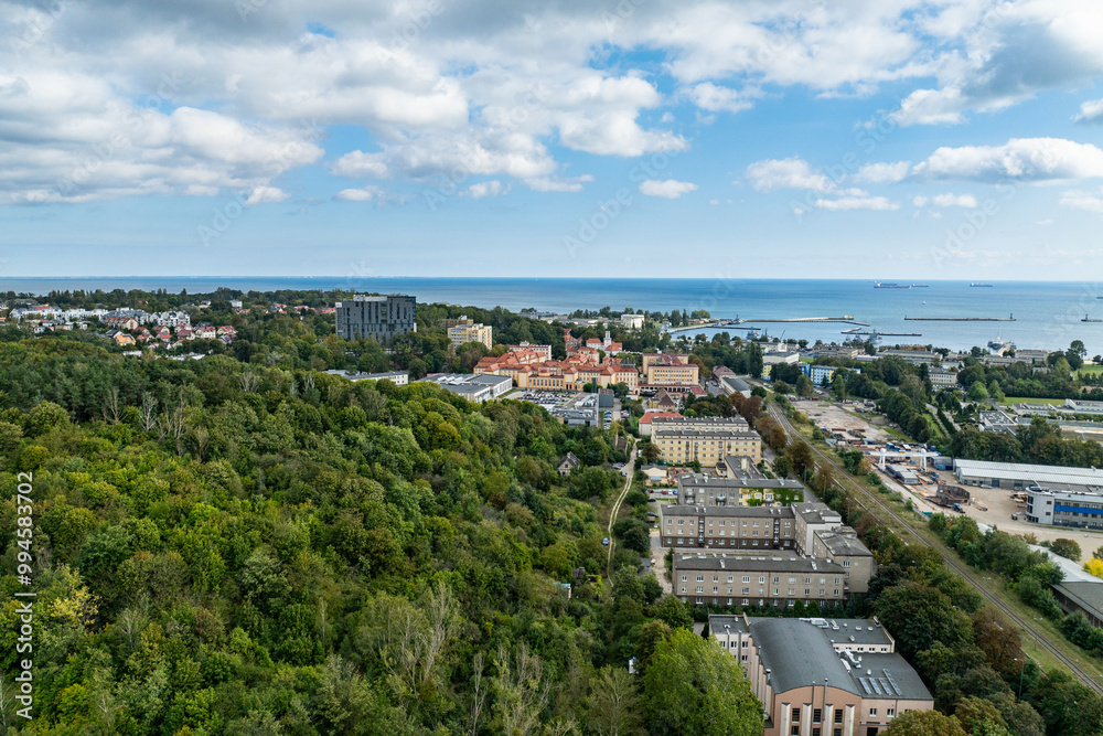 Gdynia Oksywie - nadmorska dzielnica Gdyni - Park leśny
