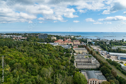 Obraz na płótnie Gdynia Oksywie - nadmorska dzielnica Gdyni - Park leśny w salonie