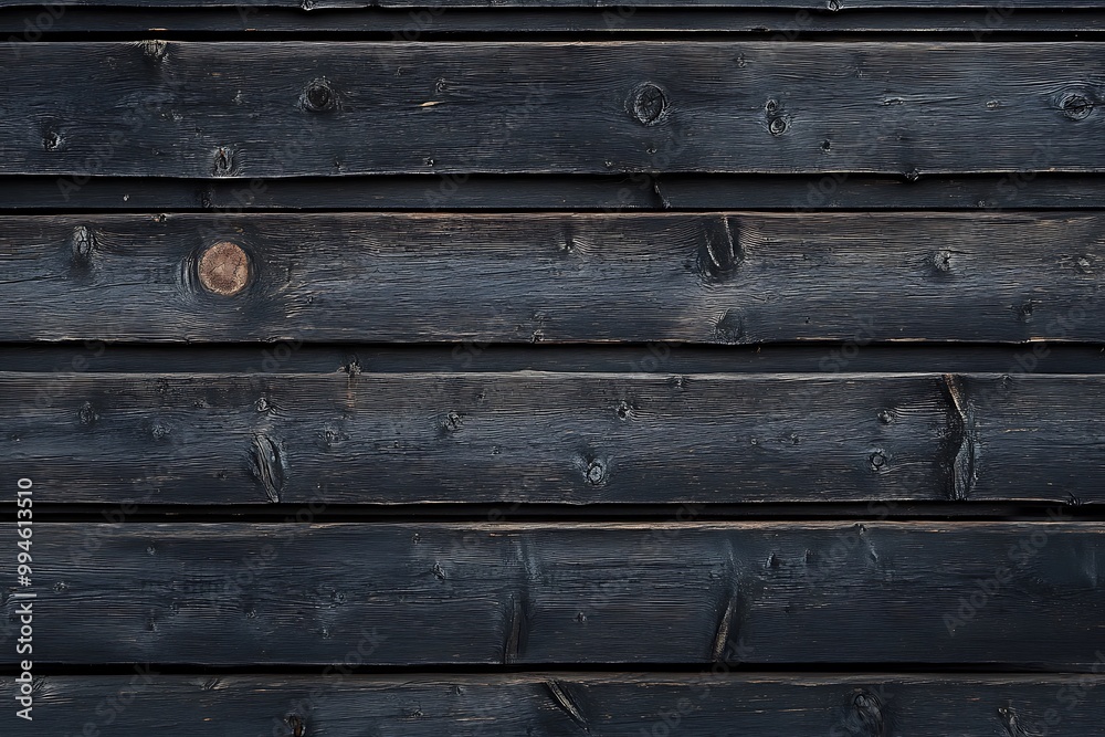 Obraz premium Dark Wooden Planks Texture Background