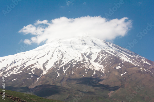  Mount Damavand is the 12th most prominent peak in the world and the second most prominent in Asia after Mount Everest. It is the symbol of Iranian resistance against despotism. photo