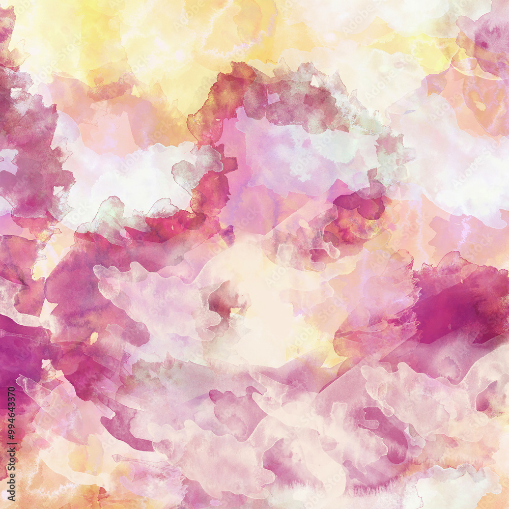 Fototapeta premium Hand painted watercolor abstract background