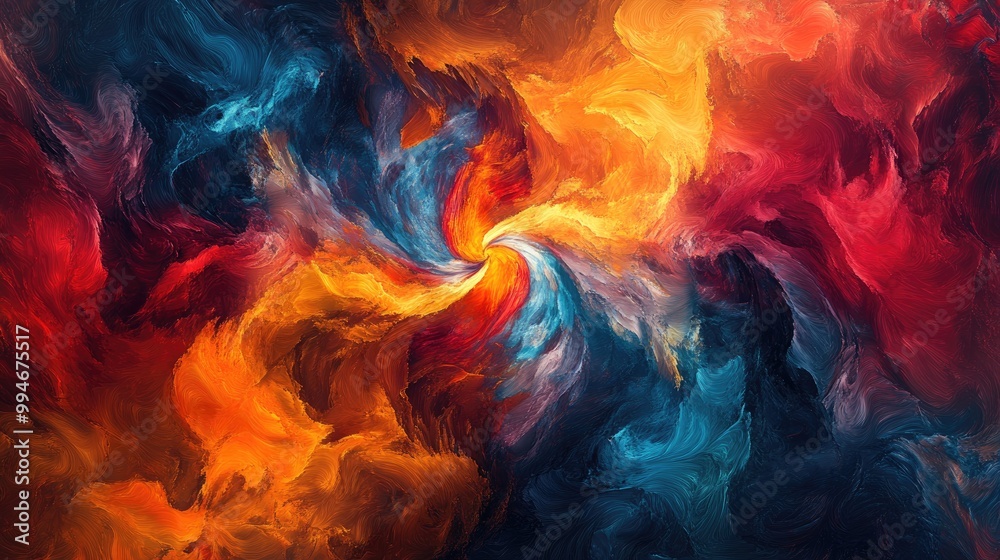 Stunning dynamic flame effects in vibrant colors, blending cutting-edge digital art techniques for a bold and abstract visual design Stunning dynamic flame effects in vibrant colors, blending cutting-edge digital art techniques for a bold and abstract visual design