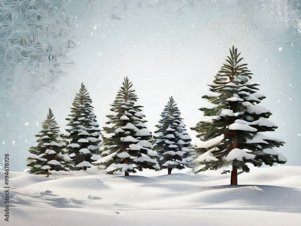Trees in the Snow Trees in the Snow