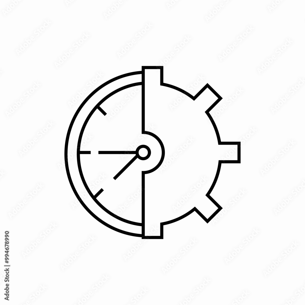 time management special icon sign vector time management special icon sign vector
