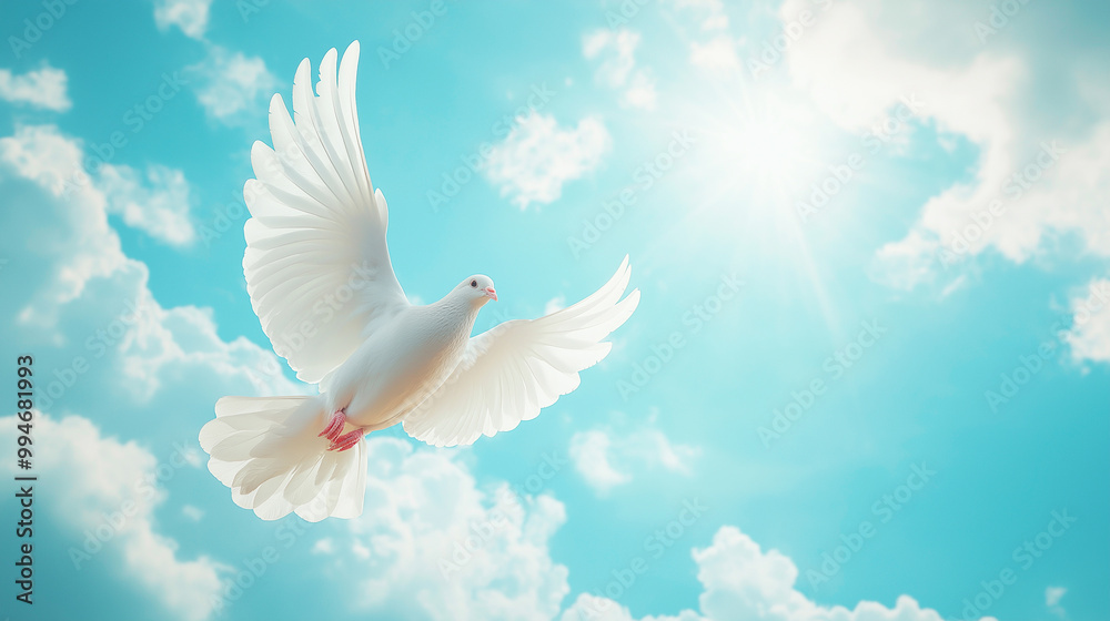 Background of sky filled with light and clouds, resurrection of Jesus Christ inspires faith and worship, embodying the holy spirit of God, promise of heaven in Christianity, especially during Easter. Background of sky filled with light and clouds, resurrection of Jesus Christ inspires faith and worship, embodying the holy spirit of God, promise of heaven in Christianity, especially during Easter.