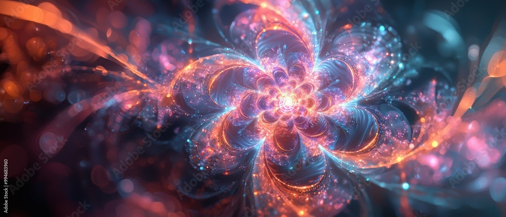 Radiant Prism - Futuristic Kaleidoscopic Fractals for Medical Tech Banner Radiant Prism - Futuristic Kaleidoscopic Fractals for Medical Tech Banner