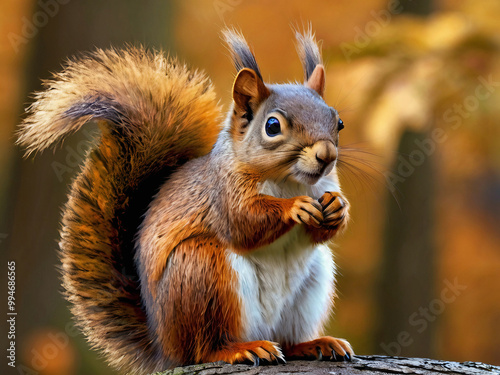 Autumn Squirrel photo