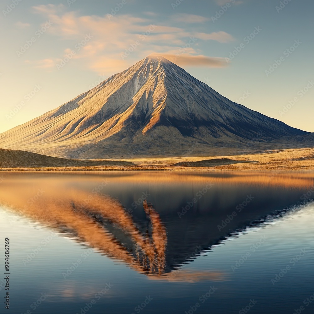 Fototapeta premium Mountain Reflection at Dawn
