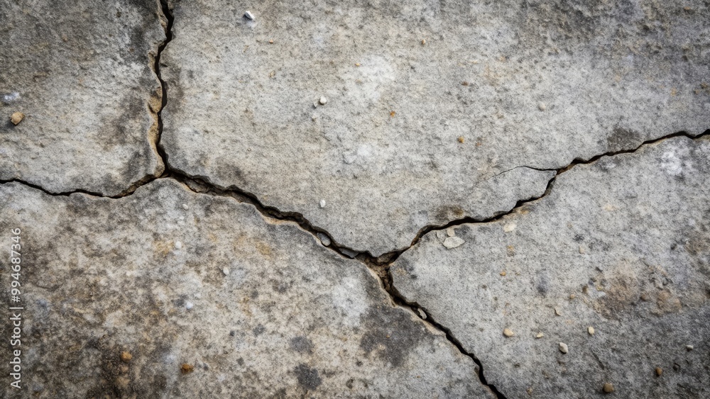 Large crack running through a dry earth surface Large crack running through a dry earth surface