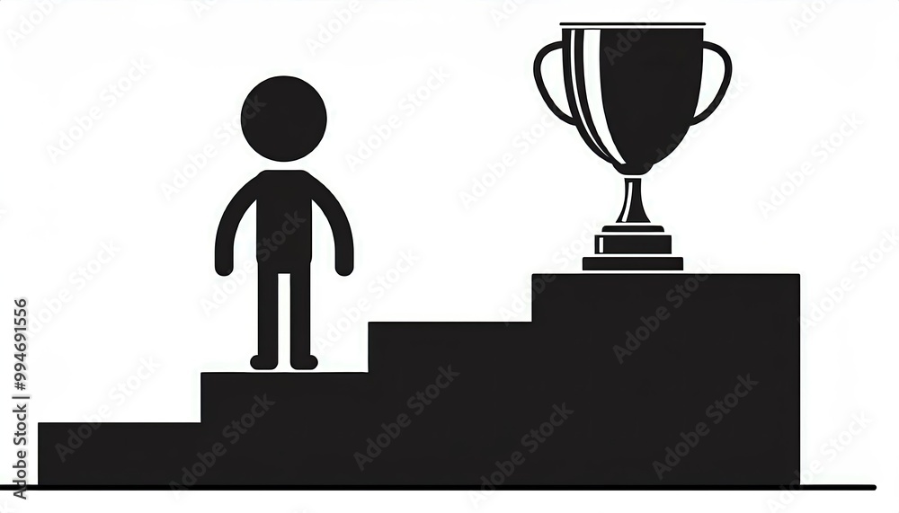 silhouette of man holds champions cup trophy vector design. success concept. Stickman holds champions cup and stands on a pedestal. Champion cup winner trophy silhouette of man holds champions cup trophy vector design. success concept. Stickman holds champions cup and stands on a pedestal. Champion cup winner trophy