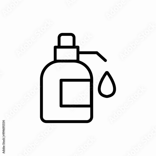 hand sanitizer icon sign vector
