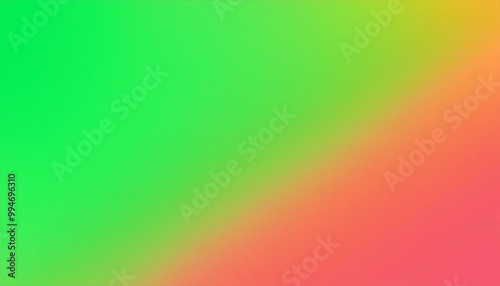 Abstract Green and Orange Gradient Background