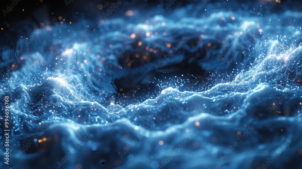 Time loops with luminous, repeating patterns. Time loops with luminous, repeating patterns.