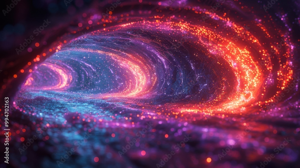 A futuristic neon-lit holographic art piece in a digital space. A futuristic neon-lit holographic art piece in a digital space.