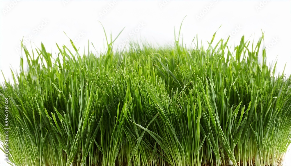 Obraz premium green grass isolated on white