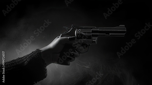 Dramatic Hand Gunshot
