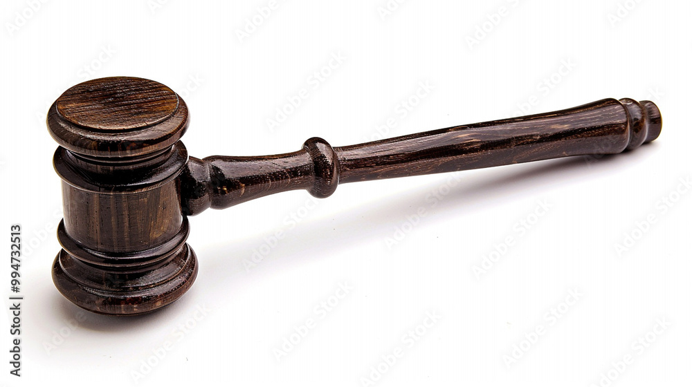 gavel and books